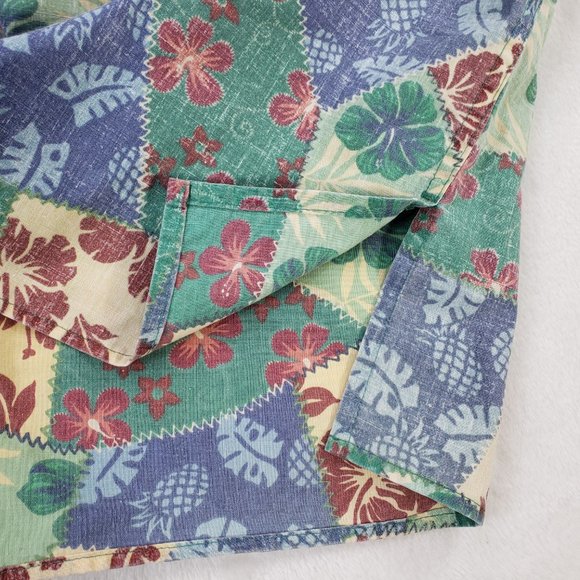 Reyn Spooner Vintage Hawaiian Shirt Mens Large XL - Picture 4 of 8